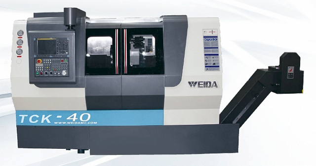 Горизонтальный токарный станок с ЧПУ Weida TCК80-200